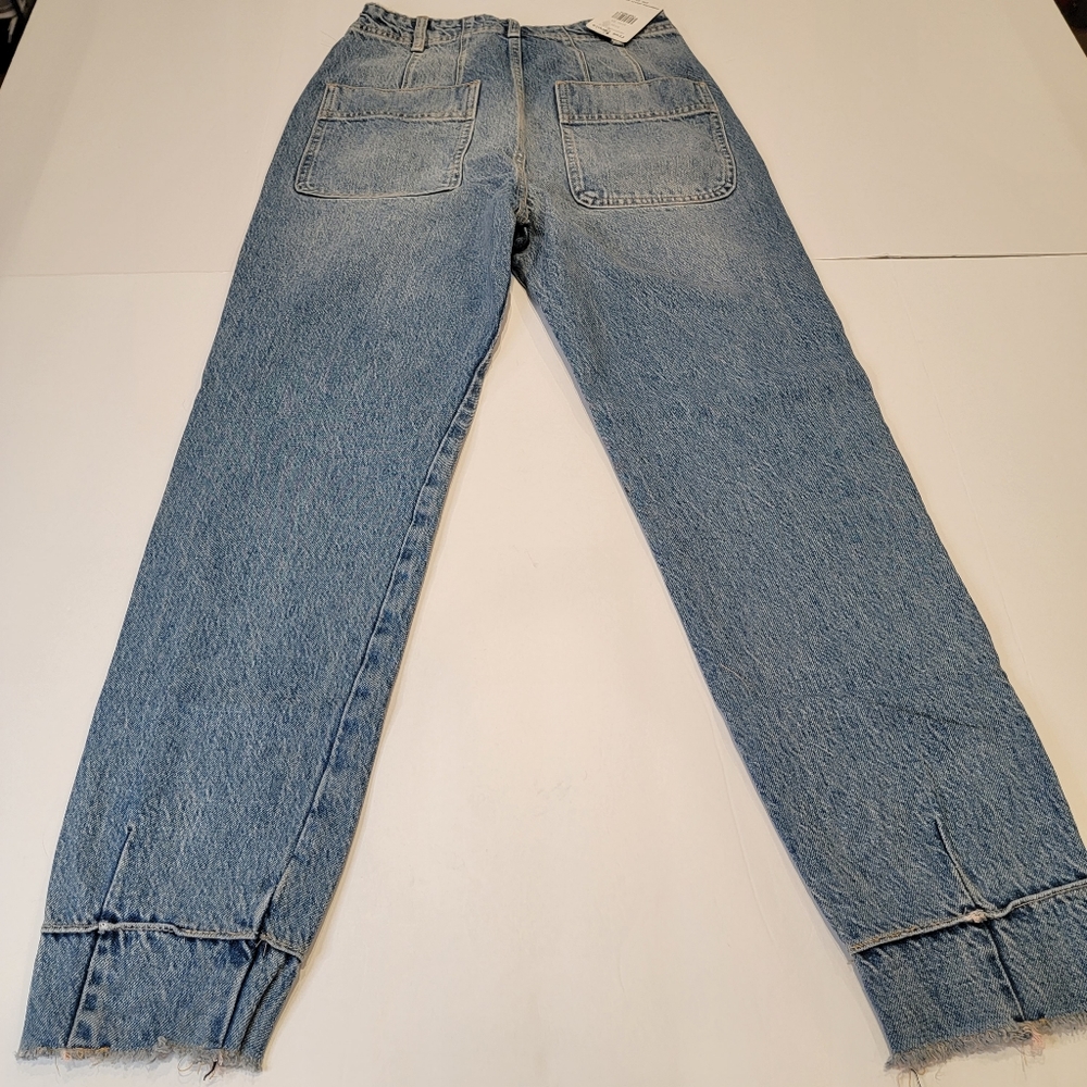Free People Marion High Waisted Patch Back Pocket Jeans Size 26 NEW! - Picture 13 of 16